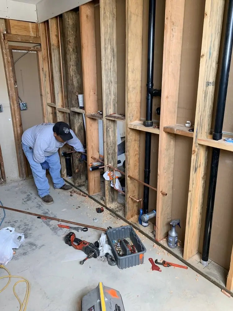 Commercial rough-in plumbing for Commercial Plumbing in Chases Grove